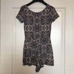 Printed Romper
